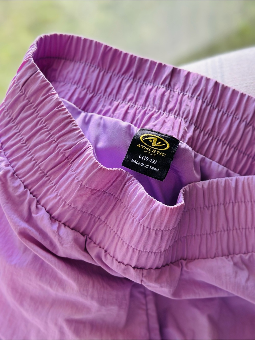 Athletic Works Girl’s Lilac Athletic Shorts - Youth Size 10-12, New (Never Worn) - Picture 3 of 3